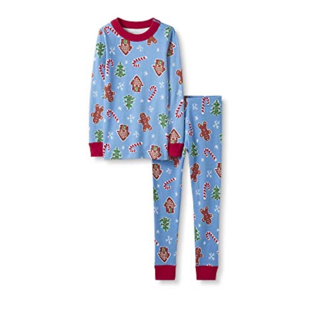 Moon & Back Hanna Andersson Organic Holiday Pajama Set Kids Size 5